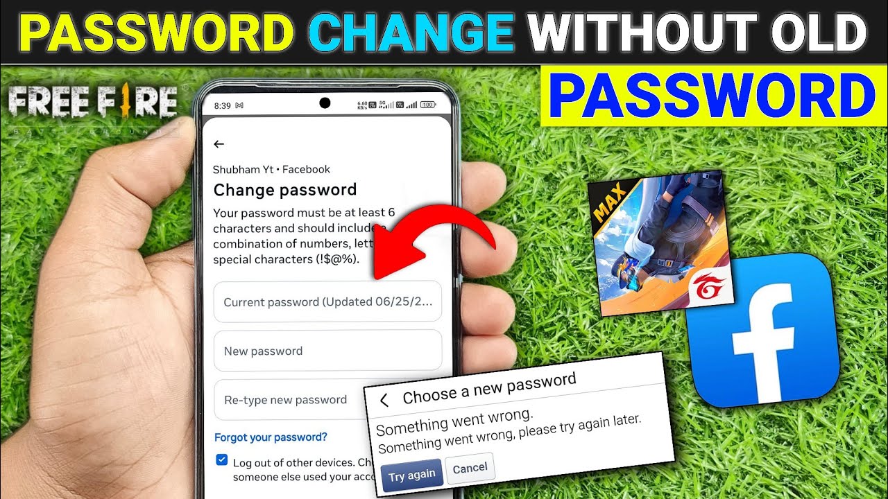 Facebook Ka Password Bhul Gaye To Kaise Change Kare | Password Change Problem | Free Fire Password