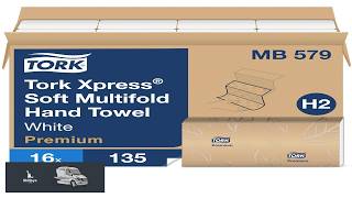 Tork Soft Xpress Multifold Paper Hand Towels 16 Packs X 135 Towels screenshot 5