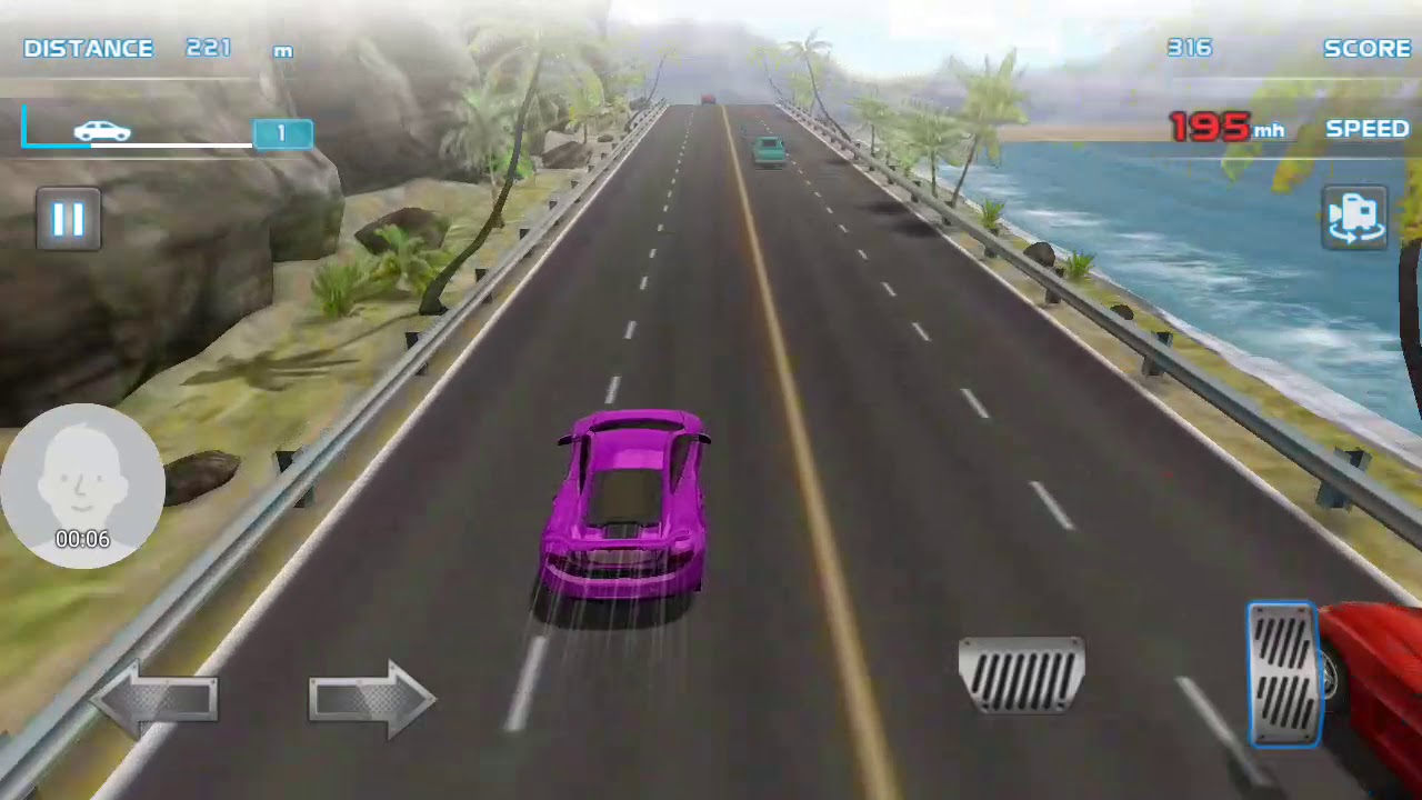 TURBO CAR TRAFFIC RACING GAME BEST SPEED IN CAR YouTube