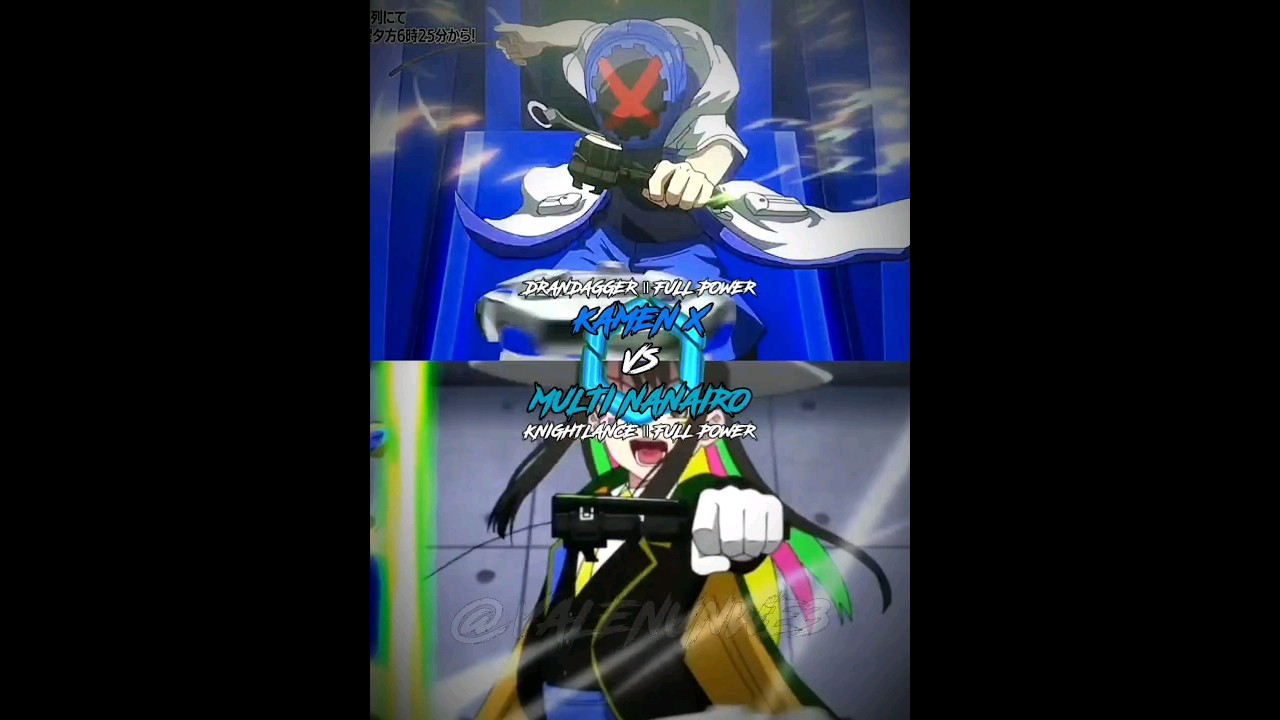 KAMEN X VS MULTI NANAIRO || BEYBLADE X 