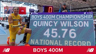 Boys 400m  New Balance Nationals Indoor 2024