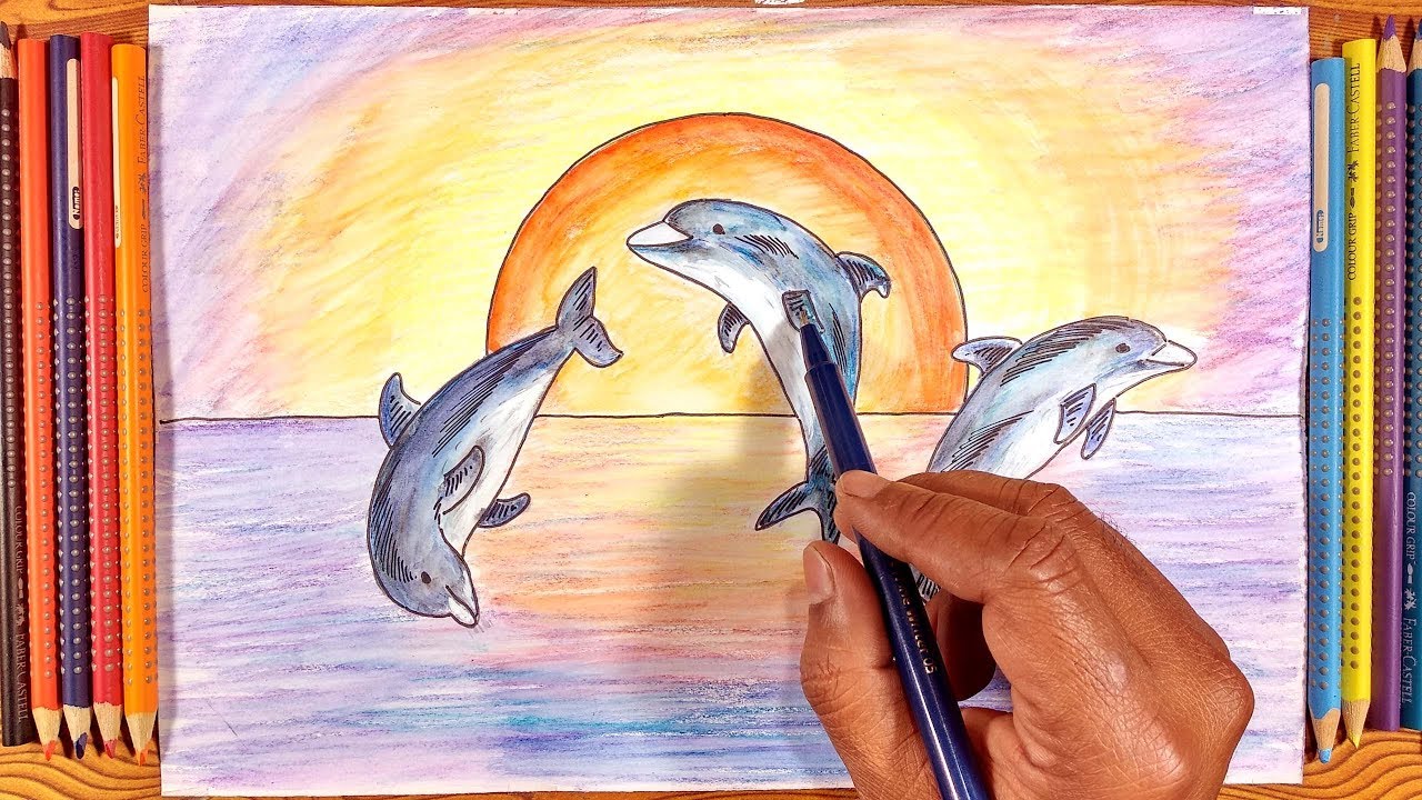 Featured image of post Colour Pencil Drawing Easy For Kids / You can draw any pattern.