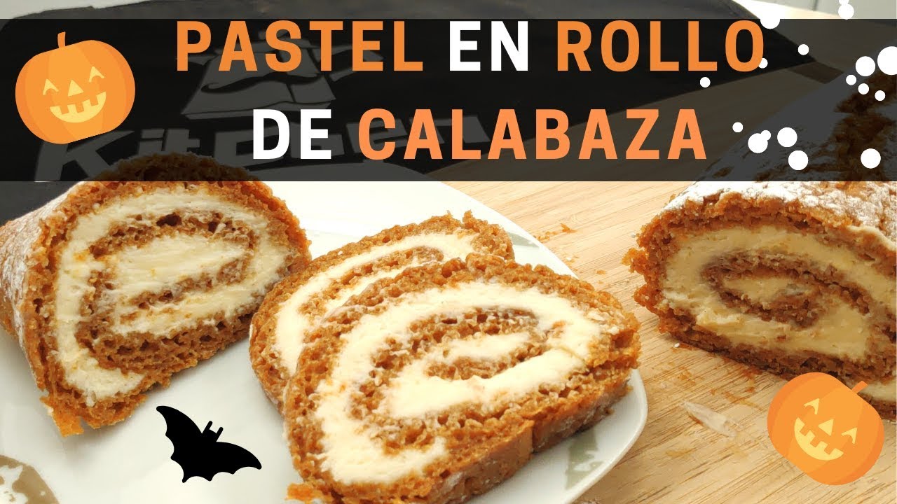 Rollo de Calabaza | Pumpkin Roll ? - YouTube