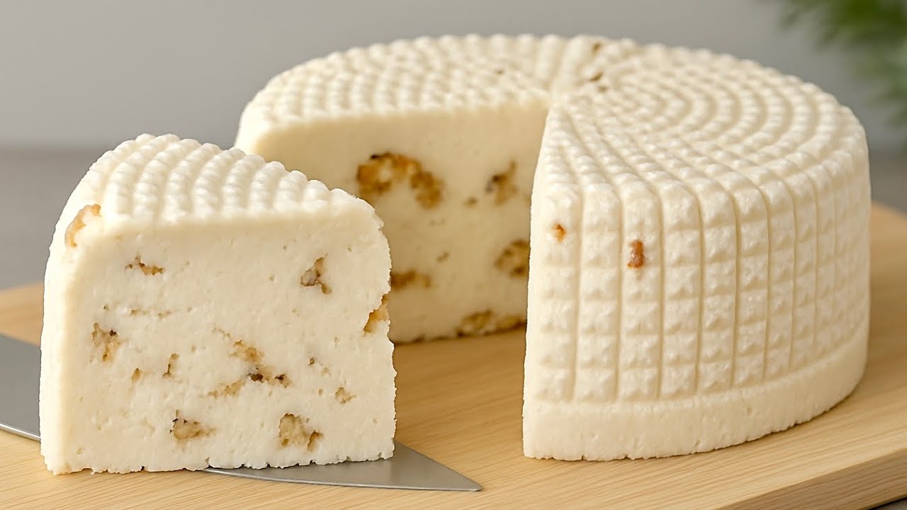 Как приготовить свежий сыр всего из 3 ингредиентов!  Прекратите покупать сыр!
