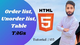 HTML Tutorial: Lists and Tables | Web Development Tutorials #5