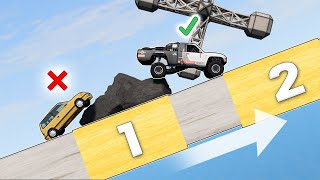Which Vehicles can pass the Obstacle Course - BeamNG Drive