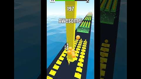 Stack Colors Level 75 Gameplay Android & IOS #shorts