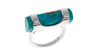 Jay King Santa Rita Turquoise Sterling Silver Ring