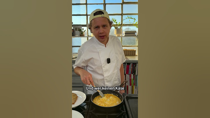 After the holidays, we now like to have something classic and simple: scrambled eggs. 🥚