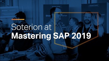 Soterion & SailPoint at Mastering SAP Conference 2019