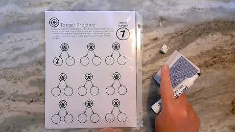 Target Practice Math Fluency Game