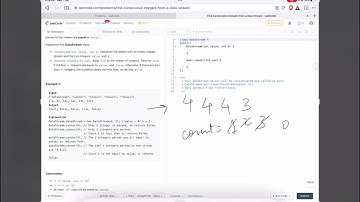 2526 | Find Consecutive Integers from a Data Stream