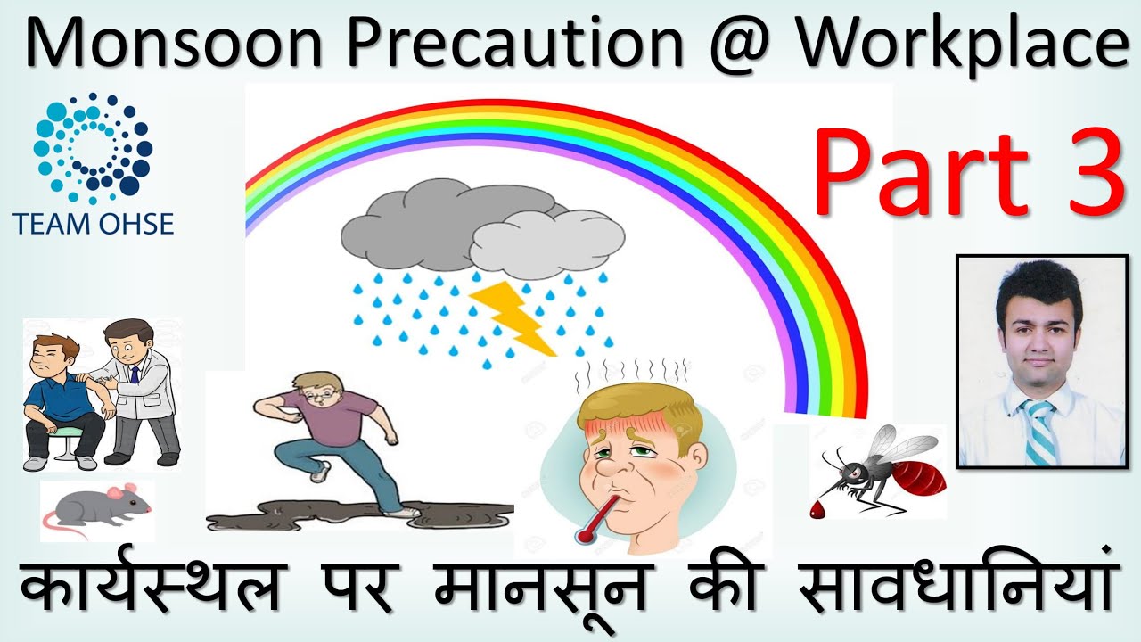 Monsoon Precaution @ Workplace & Beyond - Part 3 | English/Hindi | Team OHSE