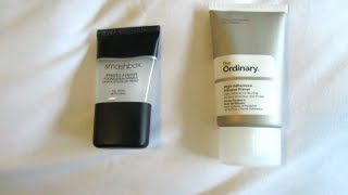 The Ordinary High Adherence Silicone Primer Vs. Smashbox Photo Finish Primer