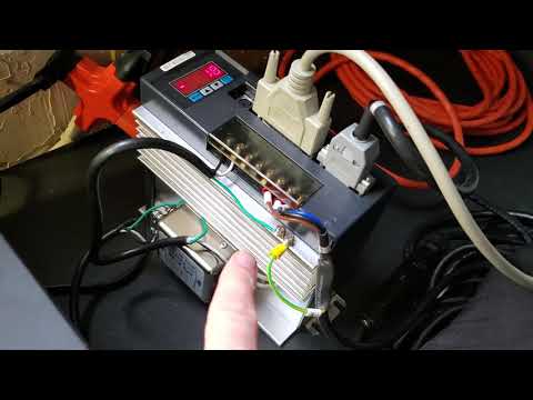 Basic power wiring for AASD servo via Power converter