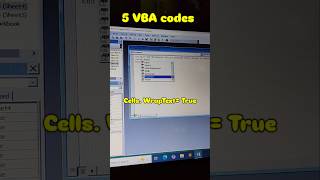 ✅ Excel VBA Top 5 Code 🚀✨#excel #vba #excelvba #exceltricks #exceltutorial #advancedexcel #shorts