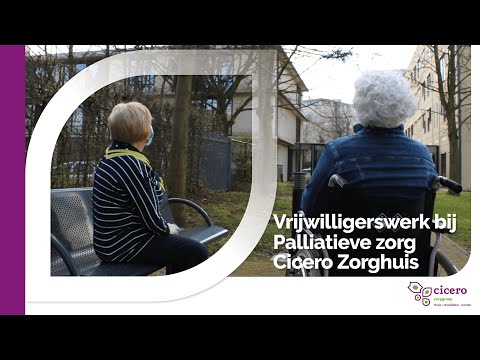 Vrijwilligerswerk in de palliatieve zorg van Cicero Zorggroep