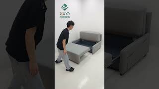 Double Seater Storage Sofa Cum Bed Pull Out Sleeper Sofa #sofabed #furniturefactory #sofaclub #sofa