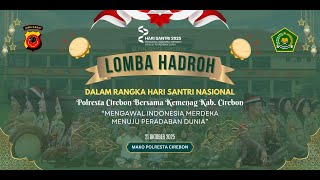 LIVE STREAMING GEBYAR HARI SANTRI NASIONAL 2025 | POLRESTA CIREBON & KEMENAG KAB. CIREBON