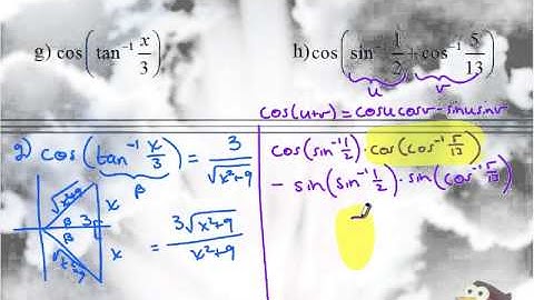Evaluating Compositions of Inverse Trigonometric Functions Part 4