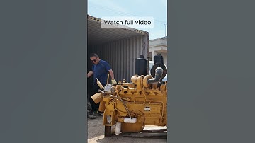 huge excavator engine