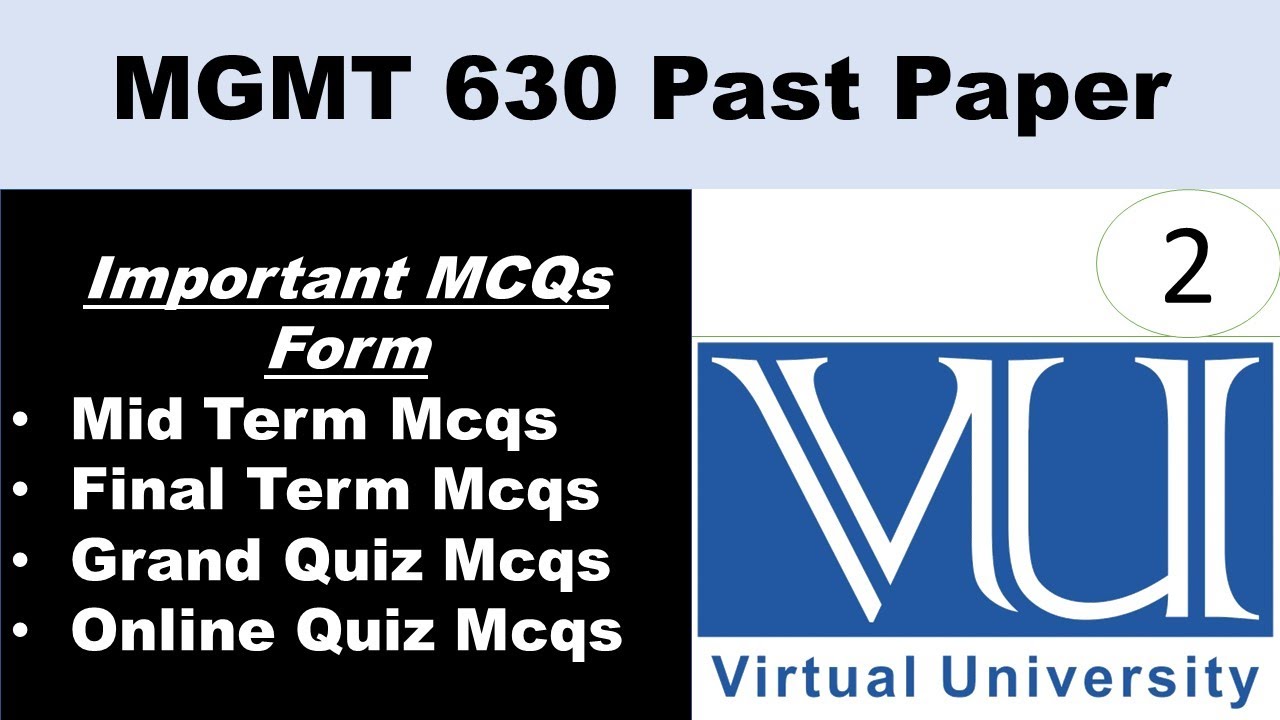 mgmt 630 final term papers