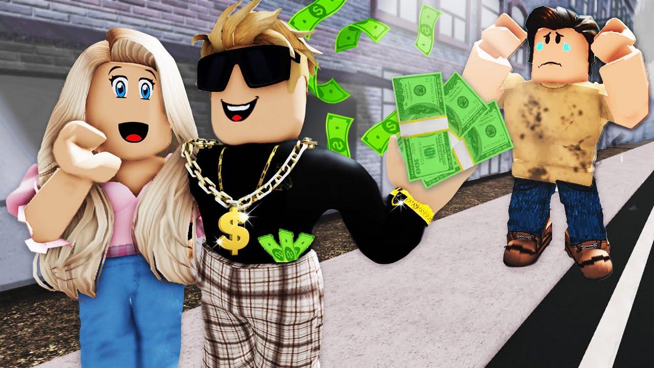 His Girlfriend Dumped Him For A Billionaire! A Roblox Movie - YouTube