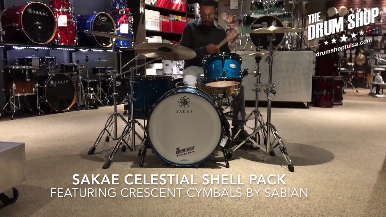 Sakae Celestial Tamo Ash in Transparent Caribbean Blue Lacquer Part 1 - Gear Demo - The Drum Shop
