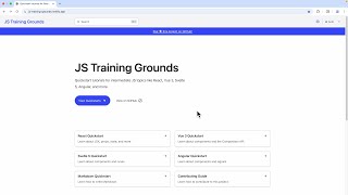 JS Training Grounds Demo