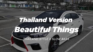 DJ BEAUTIFUL THINGS THAILAND STYLE x SLOW BASS ' DJ DESA VERSION REMIX ' Dj indo