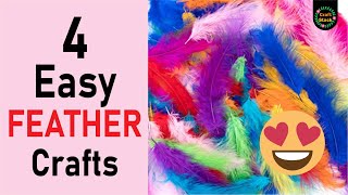 4 Easy Feather Crafts | @CraftStack screenshot 5