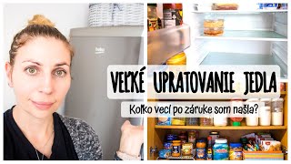 🍲 VEĽKÉ UPRATOVANIE JEDLA - CHLADNIČKA, MRAZNIČKA A ŠPAJZA 🍲 (Čo všetko po záruke som našla?)