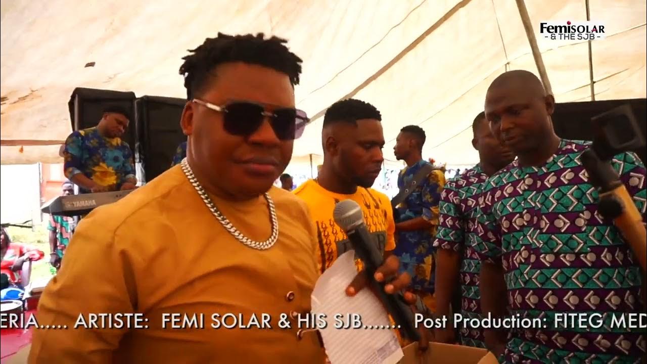 YINKA AYEFELE AND FEMI SOLAR Live On Stage In ERUWA At PA JACOB GBESABI