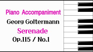 (Accompaniment)Goltermann Serenade Op.115, No.1(𝅘𝅥=80/♩.=60) 골터만 세레나데/첼로반주