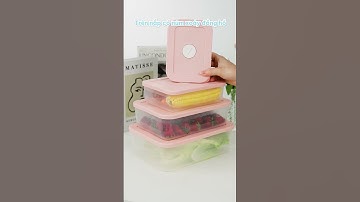 Bộ hộp thực phẩm chữ nhật tiện ích Hokori 6596 - Tuyệt chiêu cho bếp xinh gọn, trọn công năng