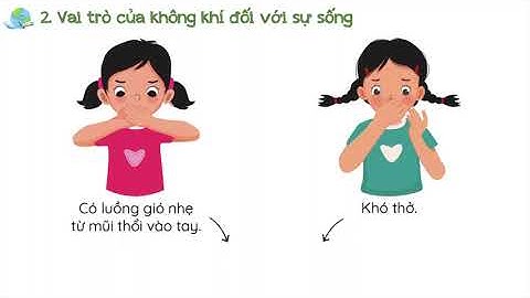 Khoa học 4_Tuần 5_ Bài: Vai trò của không khí và bảo vệ bầu không khí trong lành