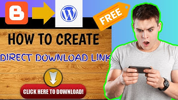 How to create a direct download link for APK In Blogger Blog Post |Direct download link kaise banaye