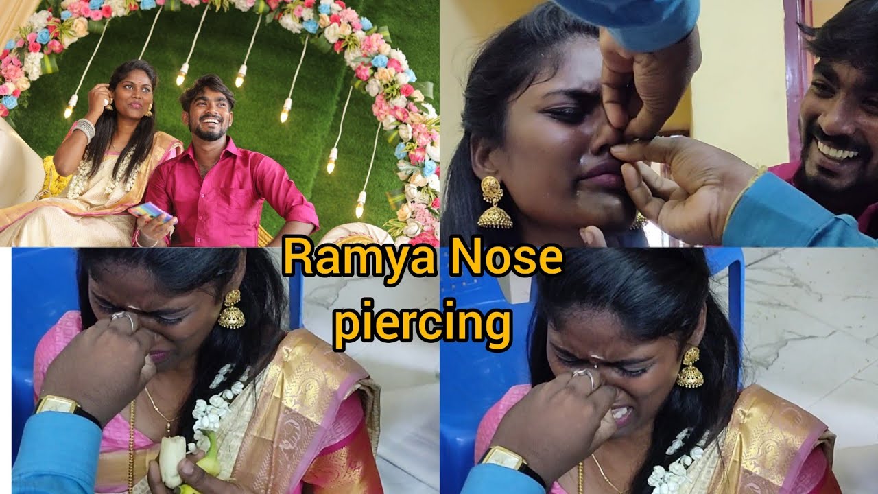 Ramya nose piercing video 🤭😂🤣❤️ | First Step Entertainment