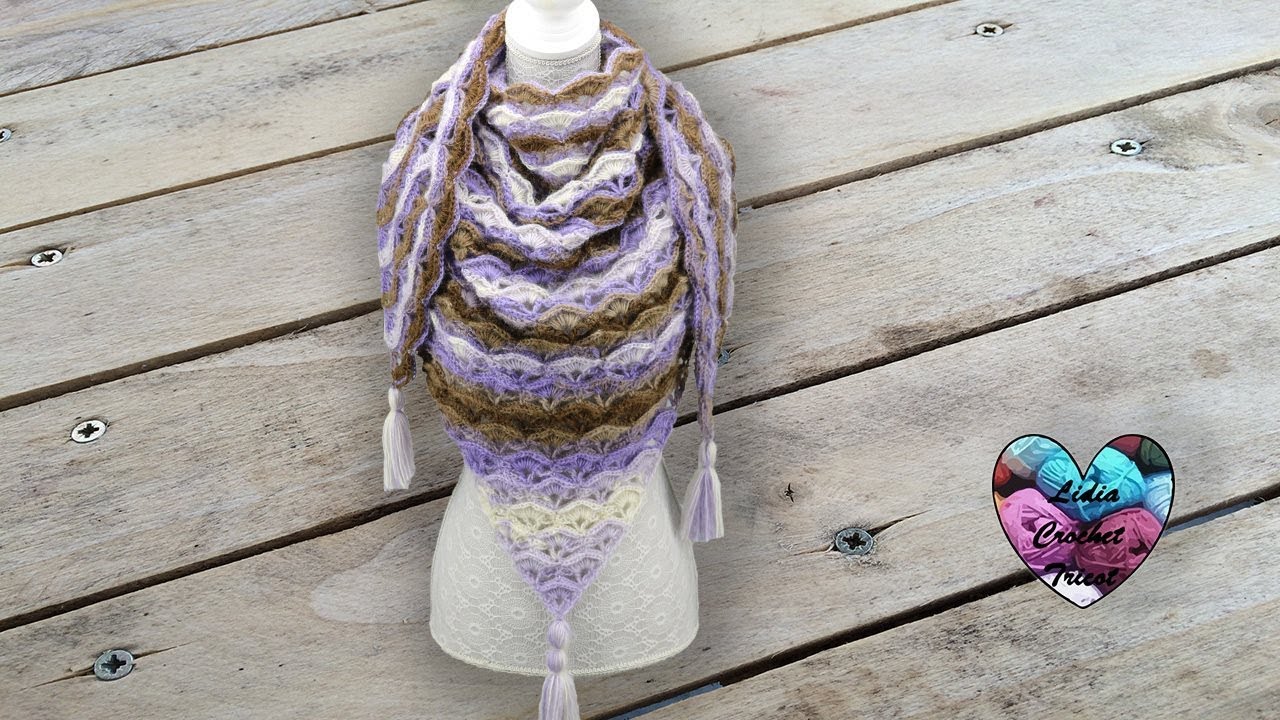 Châle Caprice crochet magnifique (Nouvelle Gamme)