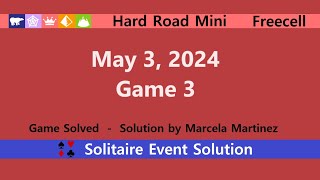 Hard Road Mini Game #3 | May 3, 2024 Event | FreeCell screenshot 3