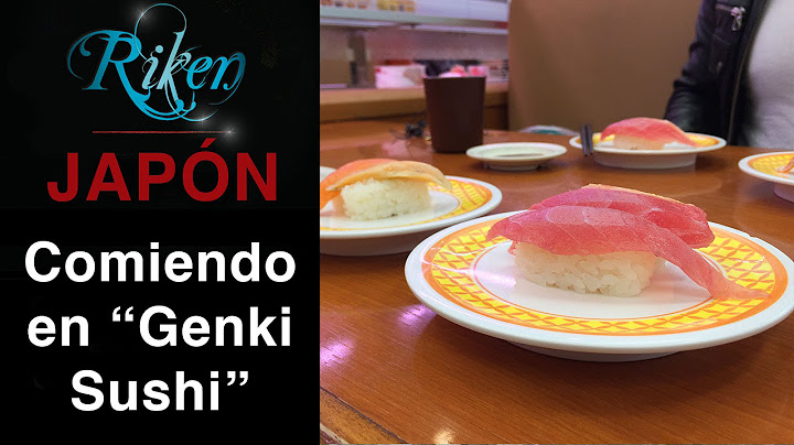 Japón: Comiendo sushi en "Genki Sushi"