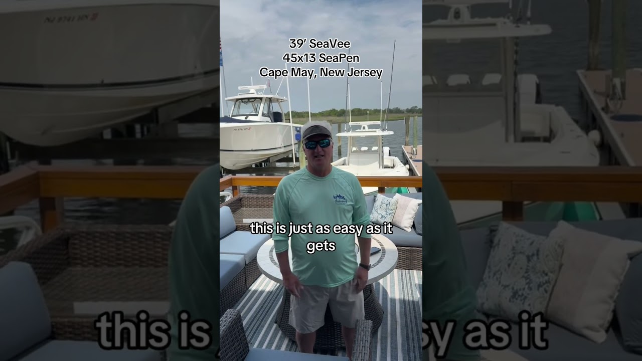 Solstice SeaPen Dry Dock Customer Testimonial - 39' SeaVee - Cape May, NJ