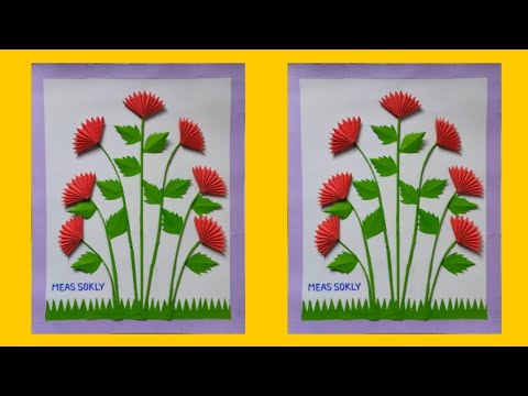 Wall Hanging Frame With Paper  How to make paper Whale   របៀបធ្វើត្រីបាឡែនក្រដាស   Origami Whale 🐋   Easy Origami