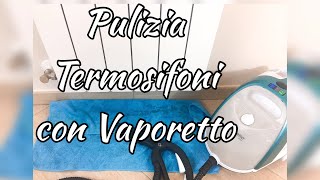 Come pulisco i termosifoni con il Vaporetto - Clean with me