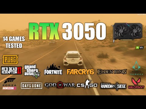 RTX 3050 8GB : Test in 14 Games IN 2022 - RTX 3050 8GB Gaming Test