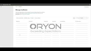 Email logs search in Microsoft admin panel