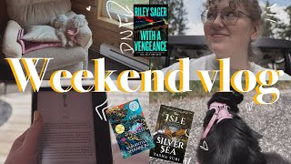 MAKING PROGRESS IN TWO EPIC FANTASIES AND DNFING A NEW RELEASE || a weekend vlog