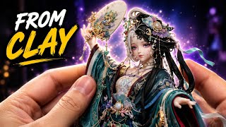 Handmade Clay Doll That Looks Unreal! 😱 | Polymer Clay Figure Making