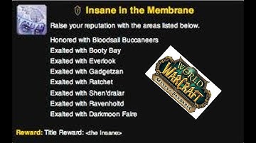 Getting the Insane title!