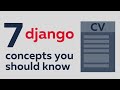 7 concepts you should know to get a job as a Django developer